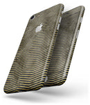 Black and Gold Watercolor Chevron - Skin-kit for the iPhone 8 or 8 Plus