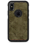 Black and Gold Watercolor Chevron - iPhone X OtterBox Case & Skin Kits