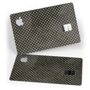 Black and Gold Watercolor Polka Dots V2 - Premium Protective Decal Skin-Kit for the Apple Credit Card