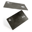 Black and Gold Watercolor Polka Dots V2 - Premium Protective Decal Skin-Kit for the Apple Credit Card