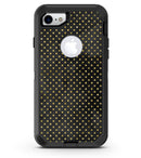 Black and Gold Watercolor Polka Dots V2 - iPhone 7 or 8 OtterBox Case & Skin Kits