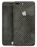 Black and Gold Watercolor Polka Dots V2 - Skin-kit for the iPhone 8 or 8 Plus