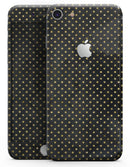 Black and Gold Watercolor Polka Dots V2 - Skin-kit for the iPhone 8 or 8 Plus