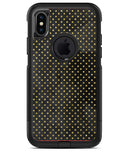 Black and Gold Watercolor Polka Dots V2 - iPhone X OtterBox Case & Skin Kits