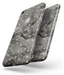 Black and Gold Watercolor Polka Dots - Skin-kit for the iPhone 8 or 8 Plus