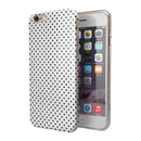 Black and Gray Fade Polka Dots iPhone 6/6s or 6/6s Plus 2-Piece Hybrid INK-Fuzed Case