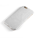 Black and Gray Fade Polka Dots iPhone 6/6s or 6/6s Plus 2-Piece Hybrid INK-Fuzed Case