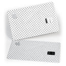 Black and Gray Fade Polka Dots - Premium Protective Decal Skin-Kit for the Apple Credit Card