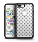 Black and Gray Fade Polka Dots - iPhone 7 or 7 Plus Commuter Case Skin Kit