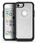 Black and Gray Fade Polka Dots - iPhone 7 or 8 OtterBox Case & Skin Kits