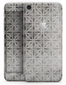 Black and Gray Floral Cross Pattern - Skin-kit for the iPhone 8 or 8 Plus