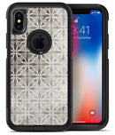 Black and Gray Floral Cross Pattern - iPhone X OtterBox Case & Skin Kits