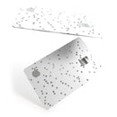 Black and Gray Scattered Polka Dots  - Premium Protective Decal Skin-Kit for the Apple Credit Card