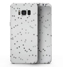 Black and Gray Scattered Polka Dots  - Samsung Galaxy S8 Full-Body Skin Kit