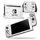 Black and Gray Scattered Polka Dots  - Skin Wrap Decal for Nintendo Switch Lite Console & Dock - 3DS XL - 2DS - Pro - DSi - Wii - Joy-Con Gaming Controller