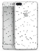Black and Gray Scattered Polka Dots  - Skin-kit for the iPhone 8 or 8 Plus