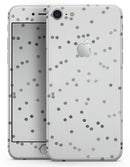 Black and Gray Scattered Polka Dots  - Skin-kit for the iPhone 8 or 8 Plus
