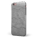 Black and Gray Watercolor Chevron iPhone 6/6s or 6/6s Plus 2-Piece Hybrid INK-Fuzed Case