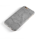 Black and Gray Watercolor Chevron iPhone 6/6s or 6/6s Plus 2-Piece Hybrid INK-Fuzed Case