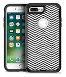 Black and Gray Watercolor Chevron - iPhone 7 Plus/8 Plus OtterBox Case & Skin Kits