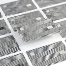 Black and Gray Watercolor Chevron - Premium Protective Decal Skin-Kit for the Apple Credit Card