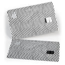 Black and Gray Watercolor Chevron - Premium Protective Decal Skin-Kit for the Apple Credit Card