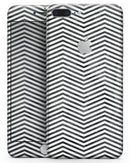 Black and Gray Watercolor Chevron - Skin-kit for the iPhone 8 or 8 Plus