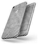 Black and Gray Watercolor Chevron - Skin-kit for the iPhone 8 or 8 Plus