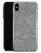 Black and Gray Watercolor Chevron - iPhone X Clipit Case