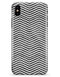 Black and Gray Watercolor Chevron - iPhone X Clipit Case