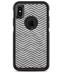 Black and Gray Watercolor Chevron - iPhone X OtterBox Case & Skin Kits