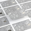 Black and Gray Watercolor Stripes - Premium Protective Decal Skin-Kit for the Apple Credit Card