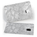 Black and Gray Watercolor Stripes - Premium Protective Decal Skin-Kit for the Apple Credit Card