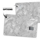Black and Gray Watercolor Stripes - Premium Protective Decal Skin-Kit for the Apple Credit Card
