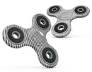 Black and Gray Watercolor Stripes Full-Body Fidget Spinner Skin-Kit
