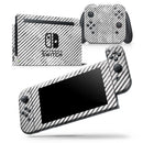 Black and Gray Watercolor Stripes - Skin Wrap Decal for Nintendo Switch Lite Console & Dock - 3DS XL - 2DS - Pro - DSi - Wii - Joy-Con Gaming Controller