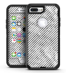 Black and Gray Watercolor Stripes - iPhone 7 Plus/8 Plus OtterBox Case & Skin Kits