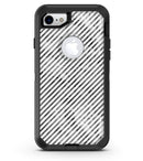 Black and Gray Watercolor Stripes - iPhone 7 or 8 OtterBox Case & Skin Kits