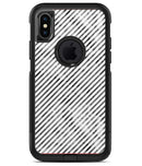 Black and Gray Watercolor Stripes - iPhone X OtterBox Case & Skin Kits