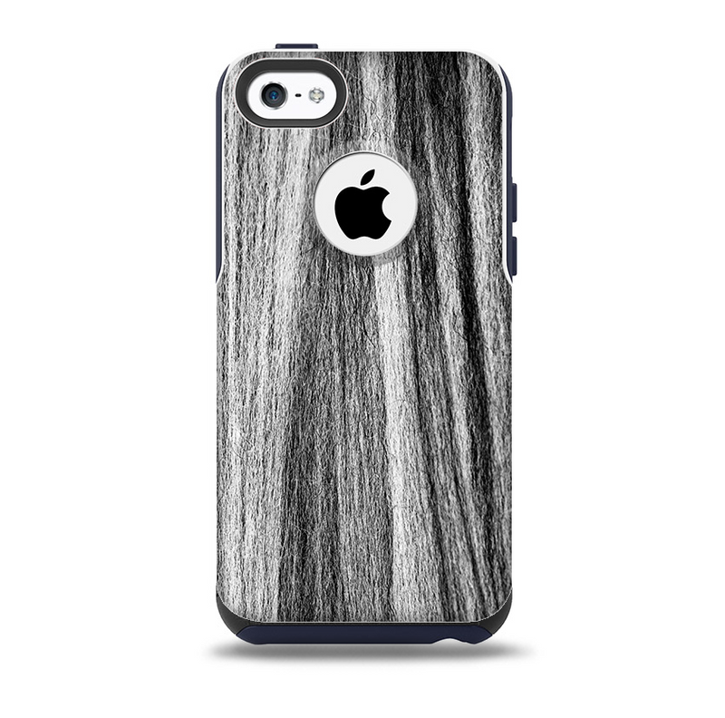 Black and Grey Frizzy Texture Skin for the iPhone 5c OtterBox Commuter Case