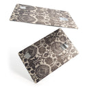 Black and Neutral Decadence Pattern - Premium Protective Decal Skin-Kit for the Apple Credit Card