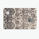 Black and Neutral Decadence Pattern - Premium Protective Decal Skin-Kit for the Apple Credit Card