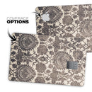 Black and Neutral Decadence Pattern - Premium Protective Decal Skin-Kit for the Apple Credit Card
