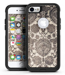 Black and Neutral Decadence Pattern - iPhone 7 or 7 Plus Commuter Case Skin Kit