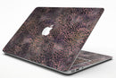 Black and Purple Watercolor Leopard Pattern - MacBook Air Skin Kit