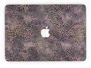 Black and Purple Watercolor Leopard Pattern - MacBook Pro with Retina Display Full-Coverage Skin Kit