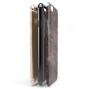 Black and Purple Watercolor Leopard Pattern iPhone 6/6s or 6/6s Plus 2-Piece Hybrid INK-Fuzed Case