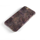 Black and Purple Watercolor Leopard Pattern iPhone 6/6s or 6/6s Plus 2-Piece Hybrid INK-Fuzed Case