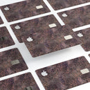 Black and Purple Watercolor Leopard Pattern - Premium Protective Decal Skin-Kit for the Apple Credit Card