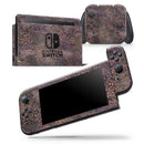 Black and Purple Watercolor Leopard Pattern - Skin Wrap Decal for Nintendo Switch Lite Console & Dock - 3DS XL - 2DS - Pro - DSi - Wii - Joy-Con Gaming Controller